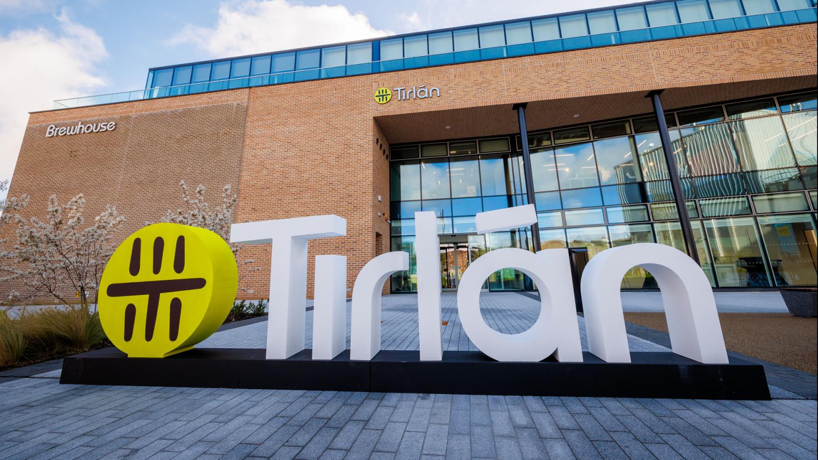 tirlan sign outside building